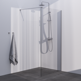 BRAUER Chrome Season Inloopdouche set 1 helder glas 100x200 met muurprofiel chroom