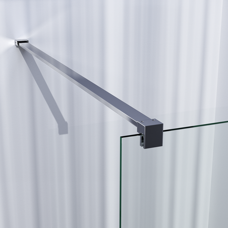 BRAUER Chrome Season Inloopdouche set 1 helder glas 100x200 met muurprofiel chroom