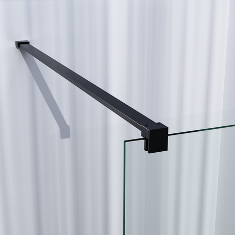 BRAUER Gunmetal Season Inloopdouche set 1 helder glas 120x200 met muurprofiel gunmetal geborsteld