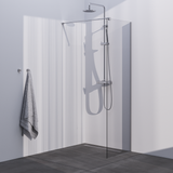BRAUER Chrome Season Inloopdouche set 1 helder glas 70x200 met muurprofiel chroom