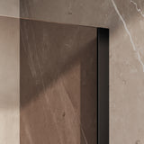 BRAUER Oblivion inloopdouche brons glas 90x200 incl. glascoating mat zwart GS-OBI1B90200MZ