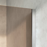 BRAUER Oblivion inloopdouche brons glas 90x200 incl. glascoating PVD RVS-kleurig geborsteld GS-OBI1B90200NG