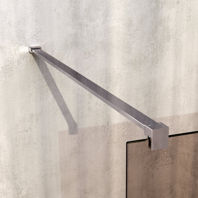 BRAUER Oblivion inloopdouche brons glas 90x200 incl. glascoating PVD RVS-kleurig geborsteld GS-OBI1B90200NG