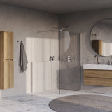 BRAUER Oblivion inloopdouche helder glas 110x200 incl. glascoating chroom GS-OBI1H110200CE