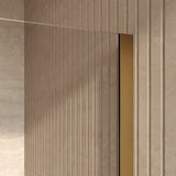 BRAUER Oblivion inloopdouche helder glas 110x200 incl. glascoating PVD goud geborsteld GS-OBI1H110200GG