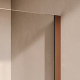 BRAUER Oblivion inloopdouche helder glas 110x200 incl. glascoating PVD koper geborsteld GS-OBI1H110200GK
