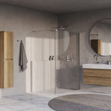 BRAUER Oblivion inloopdouche helder glas 140x200 incl. glascoating chroom GS-OBI1H140200CE
