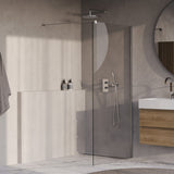 BRAUER Oblivion inloopdouche helder glas 90x200 incl. glascoating chroom GS-OBI1H90200CE