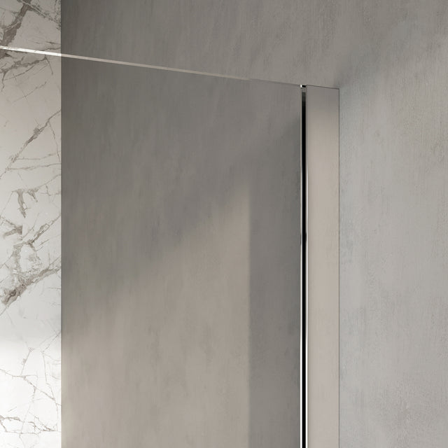 BRAUER Stellar douchecabine met draaideur helder glas 100x100x200 omkeerbaar incl. glascoating chroom GS-SRC1H100100200CE