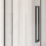 BRAUER Stellar douchecabine met draaideur helder glas 120x100x200 omkeerbaar incl. glascoating PVD gunmetal geborsteld GS-SRC1H120100200GM