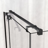 BRAUER Stellar douchecabine met draaideur helder glas 140x100x200 omkeerbaar incl. glascoating PVD gunmetal geborsteld GS-SRC1H140100200GM