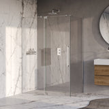 BRAUER Stellar douchecabine met draaideur helder glas 140x90x200 omkeerbaar incl. glascoating chroom GS-SRC1H14090200CE
