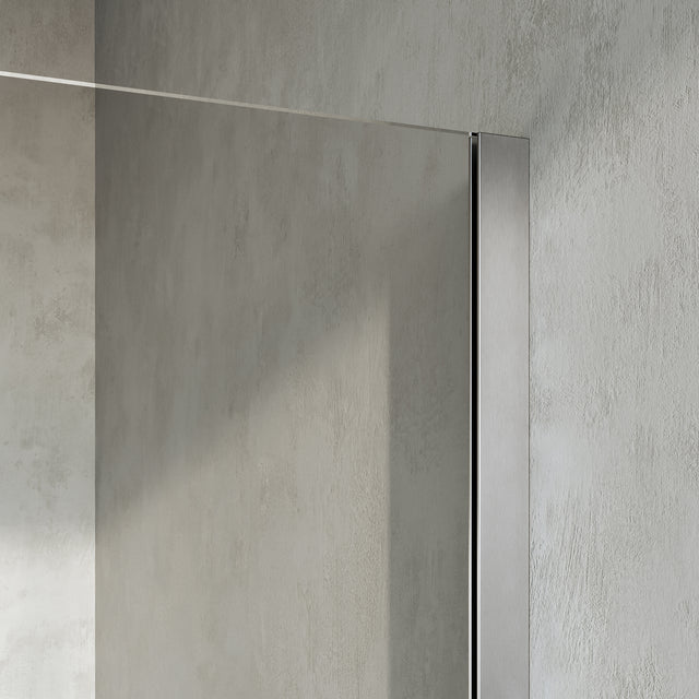 BRAUER Stellar douchecabine met draaideur helder glas 160x80x200 omkeerbaar incl. glascoating PVD RVS-kleurig geborsteld GS-SRC1H16080200NG