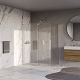 BRAUER Stellar douchecabine met draaideur helder glas 160x90x200 omkeerbaar incl. glascoating chroom GS-SRC1H16090200CE