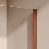 BRAUER Stellar nisdeur 2-delig draaiend helder glas 100x200 omkeerbaar incl. glascoating PVD koper geborsteld GS-SRN1H100200GK