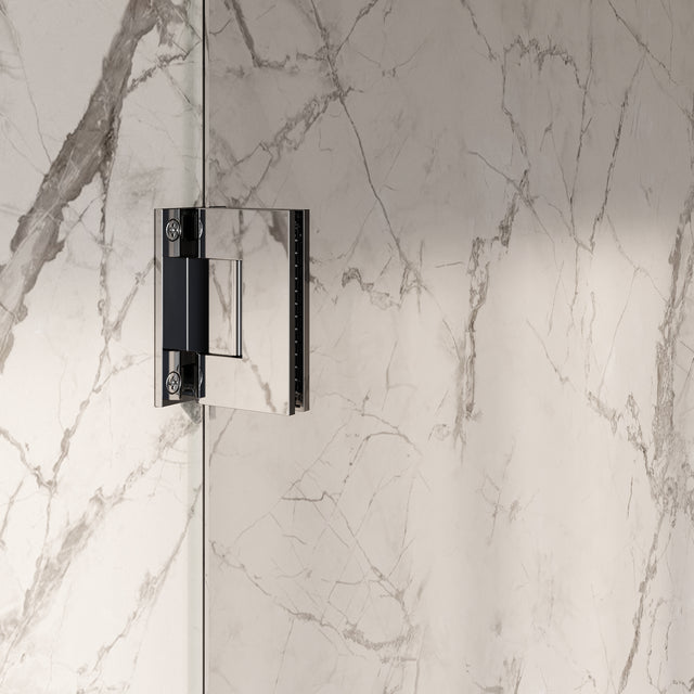 BRAUER Void douchecabine met draaideur helder glas 80x100x200 incl. glascoating chroom GS-VOC1H80100200CE