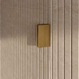 BRAUER Void douchecabine met draaideur helder glas 80x100x200 incl. glascoating PVD goud geborsteld GS-VOC1H80100200GG