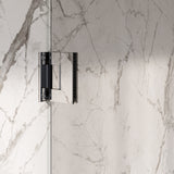 BRAUER Void Carving douchecabine met draaideur helder glas 100x120x200 incl. glascoating chroom GS-VOCC1H100120200CE