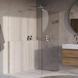 BRAUER Void inloopdouche helder glas 100x200 incl. glascoating chroom GS-VOI1H100200CE