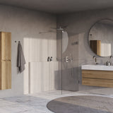 BRAUER Void inloopdouche helder glas 100x200 incl. glascoating chroom GS-VOI1H100200CE