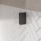 BRAUER Void inloopdouche helder glas 100x200 incl. glascoating PVD gunmetal geborsteld GS-VOI1H100200GM