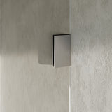 BRAUER Void inloopdouche helder glas 110x200 incl. glascoating PVD RVS-kleurig geborsteld GS-VOI1H110200NG