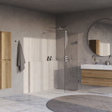 BRAUER Void inloopdouche helder glas 80x200 incl. glascoating chroom GS-VOI1H80200CE