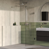 BRAUER Void inloopdouche helder glas 80x200 incl. glascoating PVD RVS-kleurig geborsteld GS-VOI1H80200NG