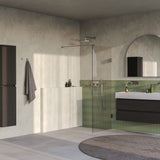 BRAUER Void inloopdouche helder glas 80x200 incl. glascoating PVD RVS-kleurig geborsteld GS-VOI1H80200NG