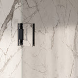 BRAUER Void nisdeur helder glas 90x200 omkeerbaar incl. glascoating chroom GS-VON1H90200CE