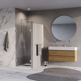 BRAUER Void pendeldeuren helder glas 70x200 incl. glascoating chroom GS-VON4H70200CE