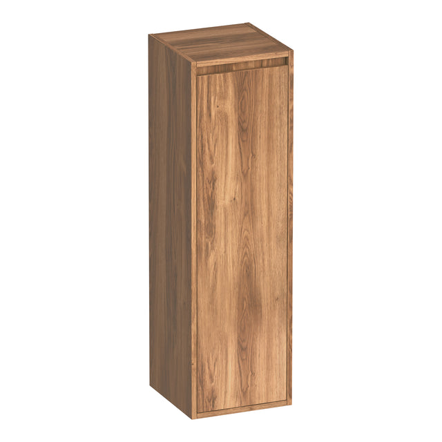 BRAUER Adore hoge kast 120 met 1 deur greeploos linksdraaiend Honey HK-AD120LHO