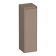 BRAUER Adore hoge kast 120 met 1 deur greeploos linksdraaiend mat mokka HK-AD120LMM