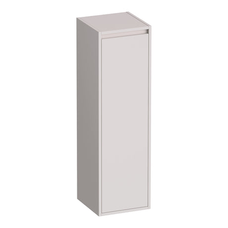 BRAUER Adore hoge kast 120 met 1 deur greeploos linksdraaiend mat zand HK-AD120LMS