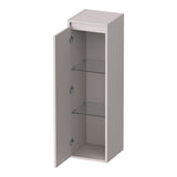 BRAUER Adore hoge kast 120 met 1 deur greeploos linksdraaiend mat zand HK-AD120LMS
