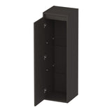 BRAUER Adore hoge kast 120 met 1 deur greeploos linksdraaiend Timber Anthracite HK-AD120LTA