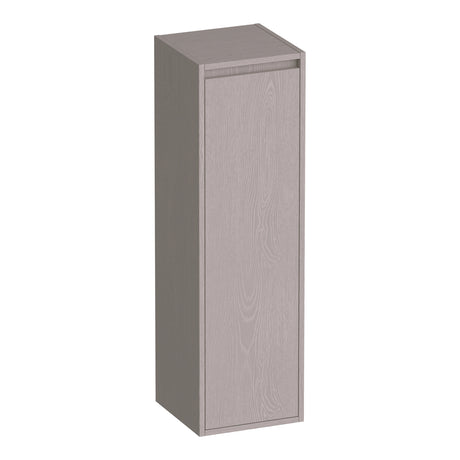 BRAUER Adore hoge kast 120 met 1 deur greeploos linksdraaiend Timber Greige HK-AD120LTE