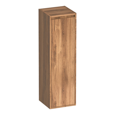 BRAUER Adore hoge kast 120 met 1 deur greeploos rechtsdraaiend Honey HK-AD120RHO