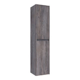 BRAUER Adore hoge kast 160 met 2 deuren greeploos links- of rechtsdraaiend Driftwood HK-AD160DR