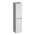 BRAUER Adore hoge kast 160 met 2 deuren greeploos links- of rechtsdraaiend Forest Seashell HK-AD160FS