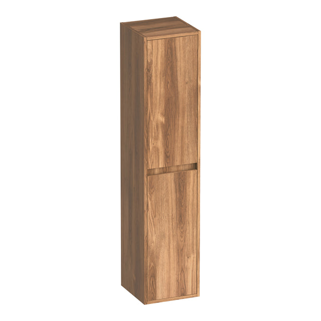 BRAUER Adore hoge kast 160 met 2 deuren greeploos links- of rechtsdraaiend Honey HK-AD160HO