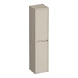 BRAUER Adore hoge kast 160 met 2 deuren greeploos links- of rechtsdraaiend mat beige HK-AD160MB