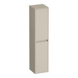BRAUER Adore hoge kast 160 met 2 deuren greeploos links- of rechtsdraaiend mat beige HK-AD160MB