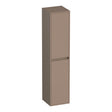 BRAUER Adore hoge kast 160 met 2 deuren greeploos links- of rechtsdraaiend mat mokka HK-AD160MM