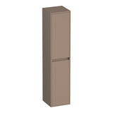 BRAUER Adore hoge kast 160 met 2 deuren greeploos links- of rechtsdraaiend mat mokka HK-AD160MM