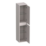 BRAUER Adore hoge kast 160 met 2 deuren greeploos links- of rechtsdraaiend mat zand HK-AD160MS