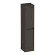 BRAUER Adore hoge kast 160 met 2 deuren greeploos links- of rechtsdraaiend Timber Anthracite HK-AD160TA