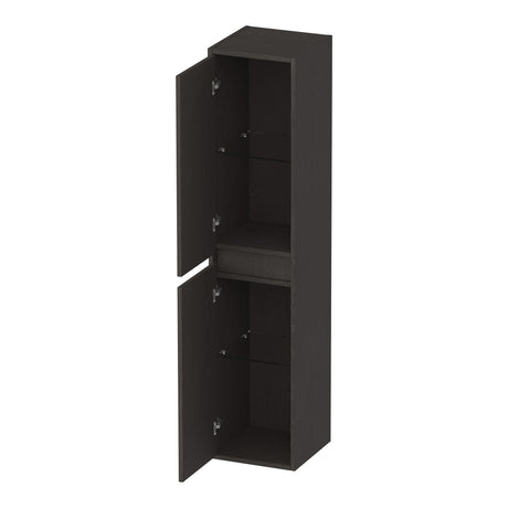 BRAUER Adore hoge kast 160 met 2 deuren greeploos links- of rechtsdraaiend Timber Anthracite HK-AD160TA