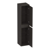 BRAUER Adore hoge kast 160 met 2 deuren greeploos links- of rechtsdraaiend Timber Anthracite HK-AD160TA