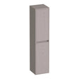 BRAUER Adore hoge kast 160 met 2 deuren greeploos links- of rechtsdraaiend Timber Greige HK-AD160TE